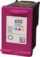 Compatible Inkjet Printer Ink HP 650 CZ102AE 560 Pages 14.2ml Multiple (Color) 1pcs