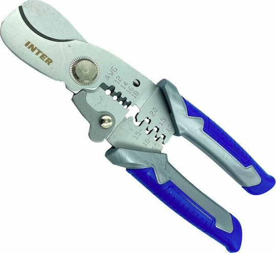 Inter Cable Stripper Pliers with 175mm Length 3 in 1