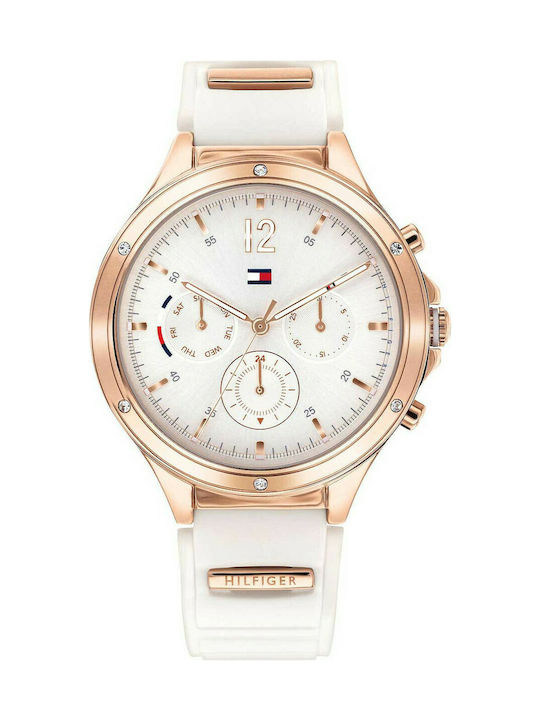 Tommy Hilfiger Eve Womens Watch 38mm Battery White