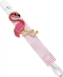 Lulabi Pacifiers Accessories Ribbon Flamingo