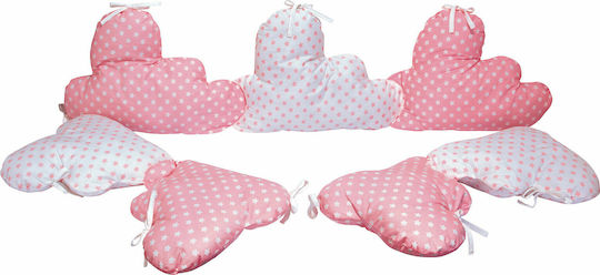 Greenwich Polo Club 8807 Crib Bumper Inside Pink 30x240cm