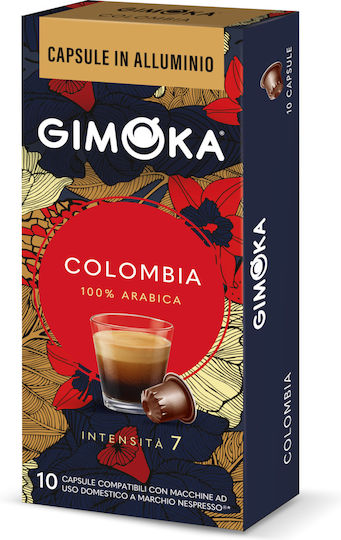 Gimoka Capsule Espresso Colombia Compatibile cu Mașina Nespresso 10capace