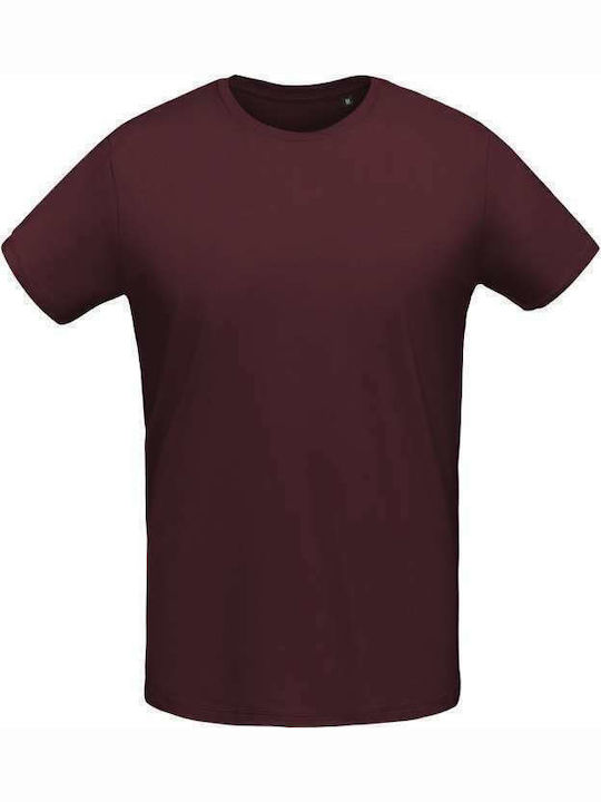 Sol's Martin Men's Short Sleeve Promotional T-Shirt Oxblood