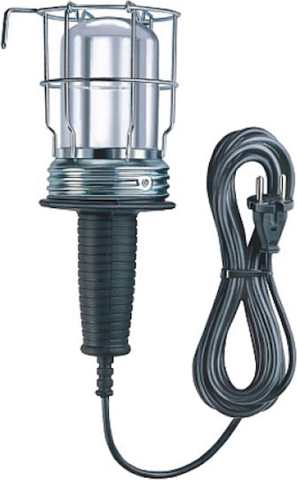 Brennenstuhl Electric Work Light with Extension Cord IP20 Hand Lamp With Rubber Grid 5m