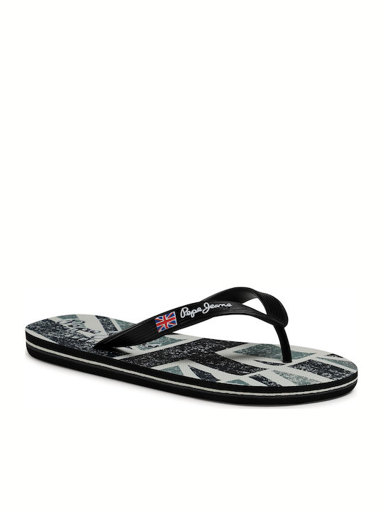 Pepe Jeans Hawi Britt Flip Flops Negri Slapi Bărbați