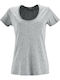 Sol's Metropolitan Γυναικείο Διαφημιστικό T-shirt Κοντομάνικο Grey Melange