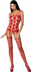 Passion BS067 Sexy Bodystocking Red