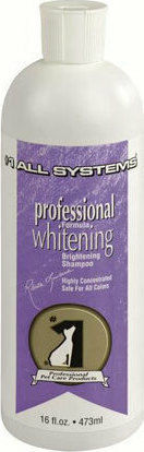 All Systems Professional Formula Whitening Σαμπουάν Σκύλου για Λευκό Τρίχωμα 250ml