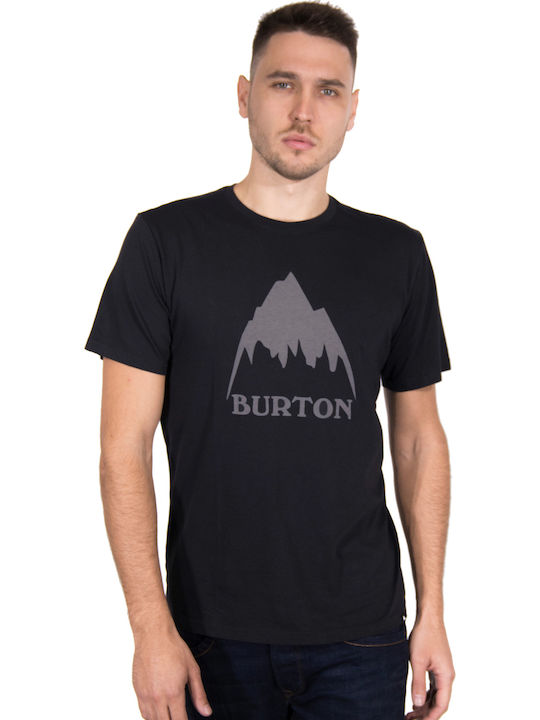 Burton T-shirt Bărbătesc cu Mânecă Scurtă Negru 20377102001