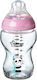 Tommee Tippee Glasflasche Closer To Nature Gegen Koliken mit Silikonsauger für 0+, 0+ m, Monate Pink Panda 250ml 1Stück