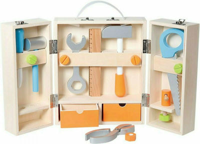 Spielmaus Kids Tool Ξύλινη Εργαλειοθήκη με Αξεσουάρ made of Wood 41606037