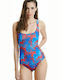 BodyTalk 1211-902347 One-Piece Swimsuit Blue/Red 1211-902347-00300