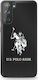 U.S. Polo Assn. Shiny Big Logo Back Cover Πλαστικό Μαύρο (Galaxy S21+ 5G)