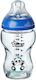 Tommee Tippee Glass Bottle Closer To Nature Anti-Colic with Silicone Nipple for 0+, 0+ m, months Blue Panda 250ml 1pcs