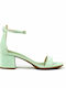 Suede Sandalen Grün