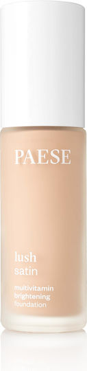 Paese Lush Satin Multivitamin Brightening Foundation Лилаво/бяло 31 30мл