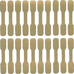 Stef Labels 800 Hängende Etiketten Schmuck Goldene 49x8mm