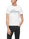 S.Oliver Herren T-Shirt Kurzarm Weiß 2057432-0100