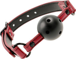 Fetish Submissive Breathable Ball Gag Φίμωτρο σε Κόκκινο Χρώμα