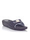 Anatomic Leather Women's Slippers Navy Blue