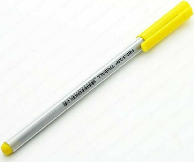 Pensan Tribal Pen Rollerball 1mm with Yellow Ink