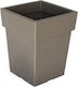 Viomes Linea 570 Flower Pot 15x18cm in Gray Color