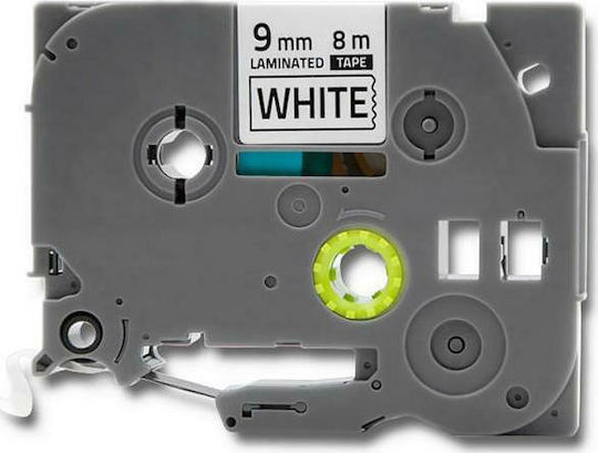 Qoltec 221 Ταινία Ετικετογράφου 8m x 9mm σε Λευκό Χρώμα