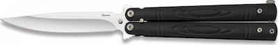 Martinez Albainox BT Butterfly Knife Black with Blade made of Steel