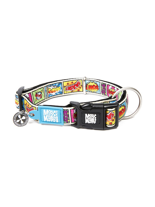 Max & Molly Comic Dog Collar Large