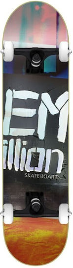 Emillion Logo Series Stencil 8.25" Komplett Kurzboard Mehrfarbig