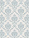 Wallpaper Damaschi Vinyl Blue L1005xW53cm