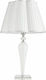 Ondaluce Debussy Glass Table Lamp for Socket E27 with White Shade and Base