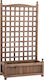 Outsunny Ζαρντινιέρα Ξύλινη Καφέ 28x120εκ.