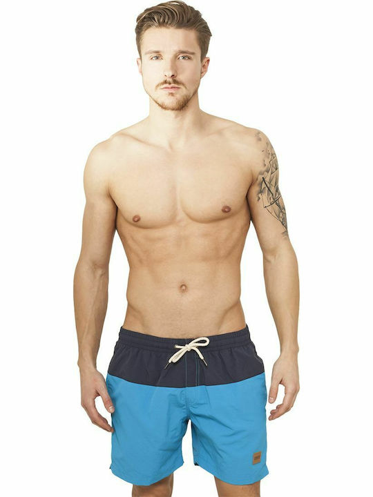 Urban Classics Ανδρικό Μαγιό Σορτς Navy/Turquoi...