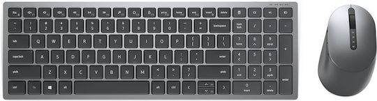 Dell KM7120W Wireless Bluetooth Keyboard & Mouse Set English UK Silver