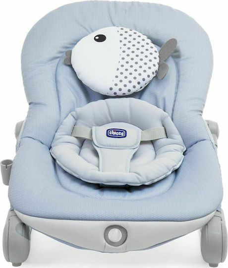Chicco Manual Relax pentru Bebeluși Balloon cu Muzică Albastru aluminiu pentru Copil până la 18kg