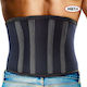 Johns 120112 Back Brace For Pain Relief Neoprene with Stays Height 24cm in Black Color