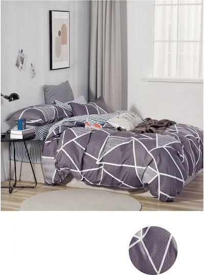 Mc Decor Sheet Sets Queen 240x270cm. 2132 Purple 4pcs