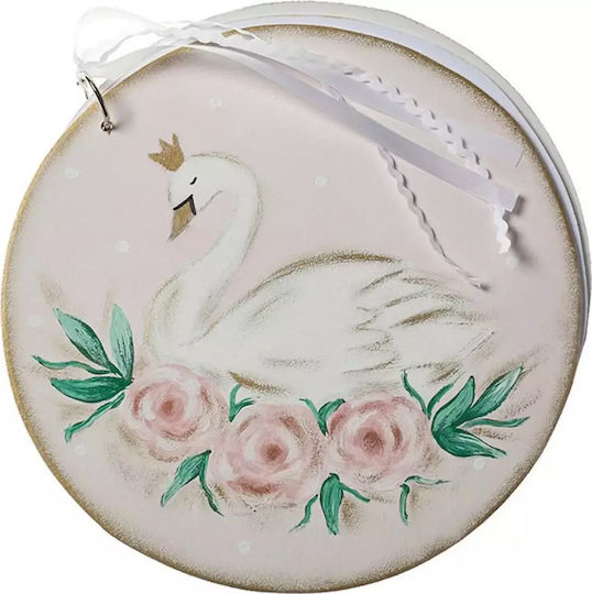 Nuova Vita Schwan Gästebuch Schwan-Rosa Aus Hölzernem