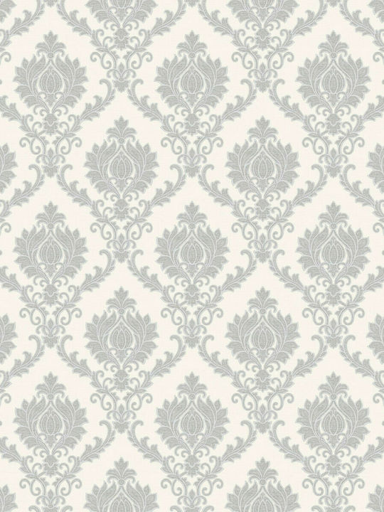 Wallpaper Damaschi Vinyl Gray L1005xW53cm