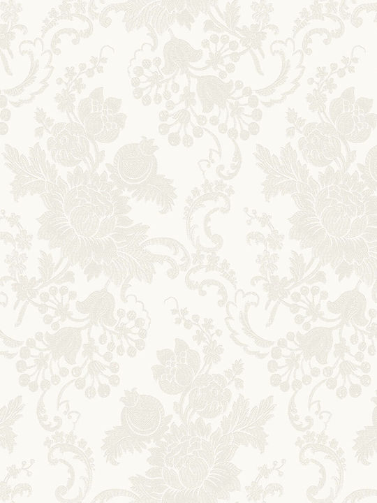 Wallpaper Damaschi Vinyl Ecru L1005xW53cm