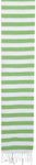 Summertiempo Πετσέτα Θαλάσσης Παρεό με Κρόσσια Πράσινη 180x90εκ.