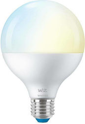 WiZ Smart LED-Lampe 11W für Fassung E27 und Form G95 Einstellbar Weiß 1055lm Dimmbar