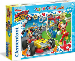 Kids Puzzle Disney Mickey and the Roadster Racers for 4++ Years 104pcs Clementoni