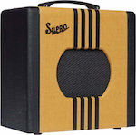 Supro Delta King 8 Λαμπάτος Combo Ενισχυτής Ηλεκτρικής Κιθάρας 1 x 8" 1W Tweed and Black Μαύρος