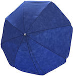 Summertiempo Foldable Beach Umbrella Diameter 1.8m Dark Blue