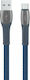 Rivacase Braided USB 2.0 Cable USB-C male - USB-A Μπλε 1.2m PS6102BL12
