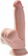 King Cock Triple Density Ρεαλιστικό Dildo με Όρχεις και Βεντούζα Light 18cm