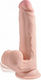 King Cock Triple Density Ρεαλιστικό Dildo με Όρχεις και Βεντούζα Light 23cm