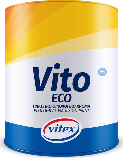 Vitex Vito Eco Plastic Ecological Paint for Interior Use White 1lt